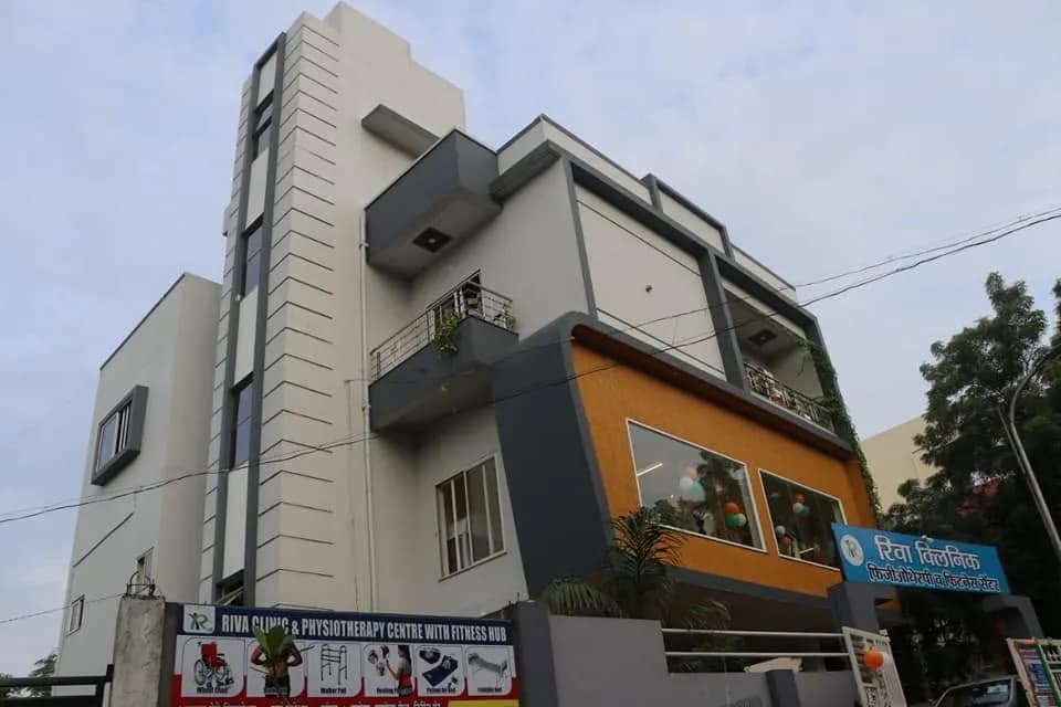 Riva Clinic building on Kharbi Road, Nagpur, with the clinic signage