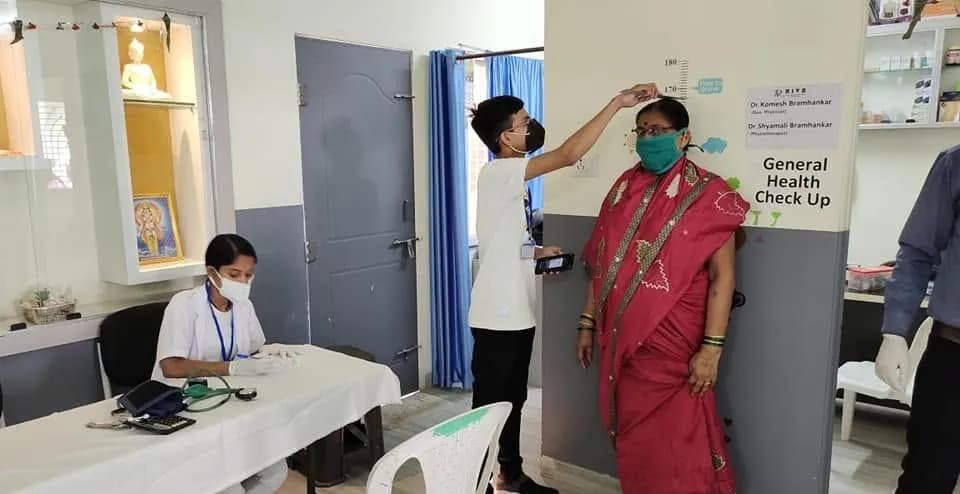 General health check-up camp run at the clinic